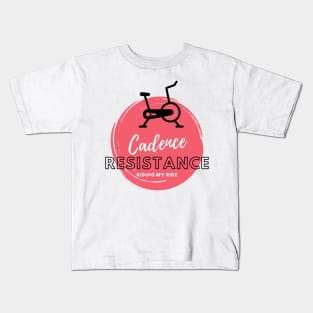 Cadence Resistance Riding my Ride Peloton Kids T-Shirt